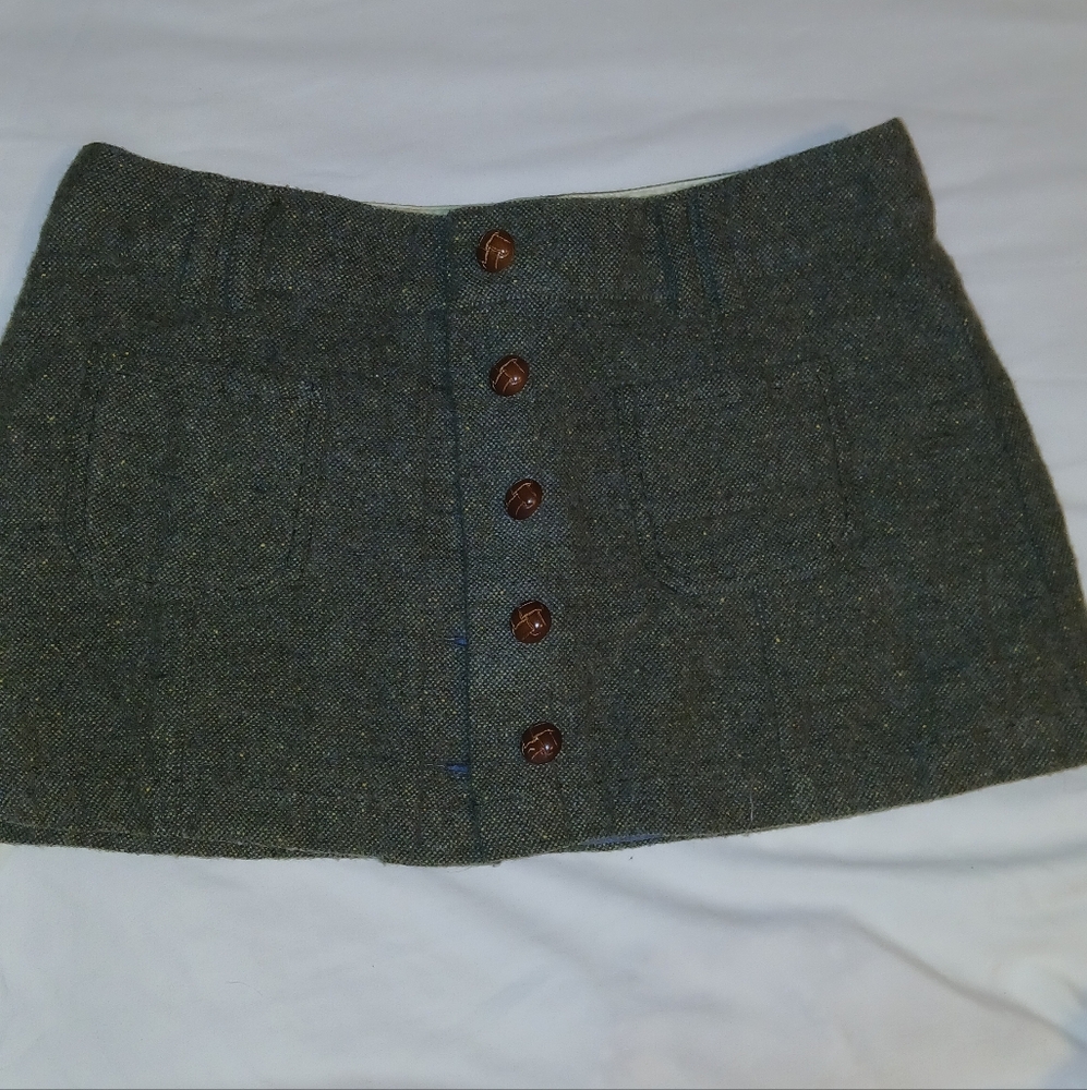 American Eagle Outfitters Charcoal Mini Skirt